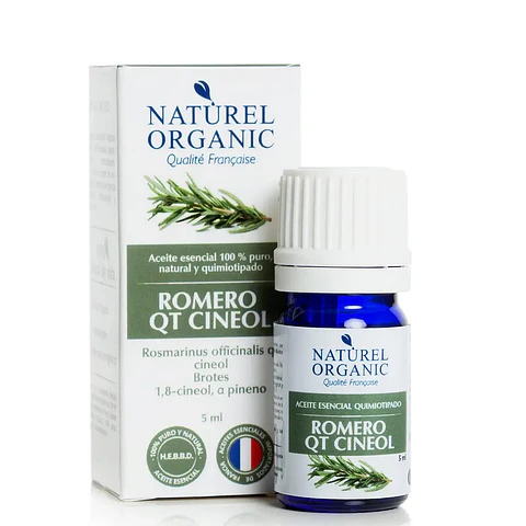 ACEITE ESENCIAL ROMERO QT CINEOL 100% PURO Y NATURAL 5ML