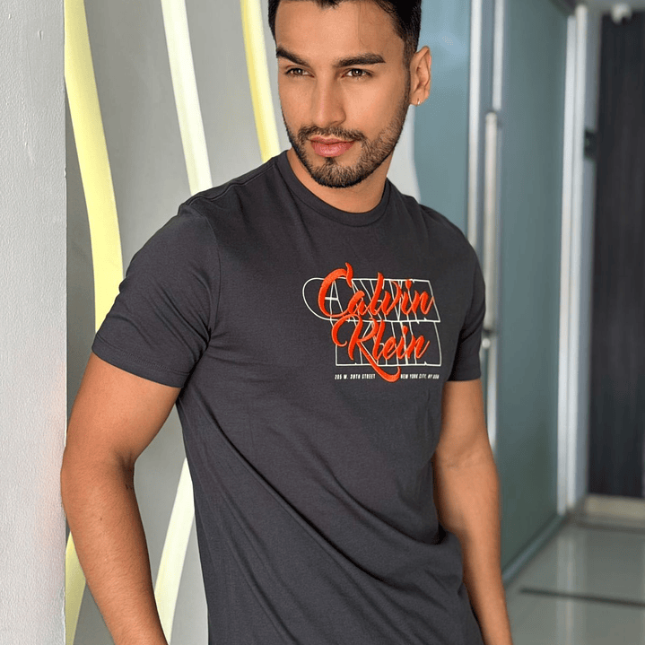 CAMISETA 30 CALVIN KLEIN NAVY 1