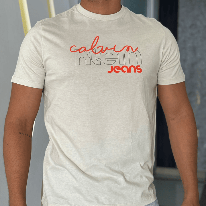 CAMISETA CKJ FRONTAL NARANJA 3
