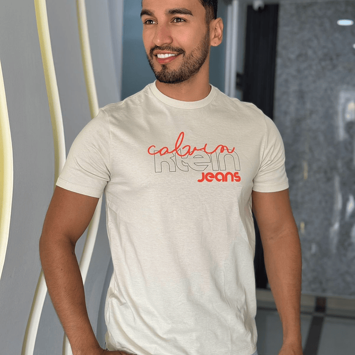 CAMISETA CKJ FRONTAL NARANJA 1