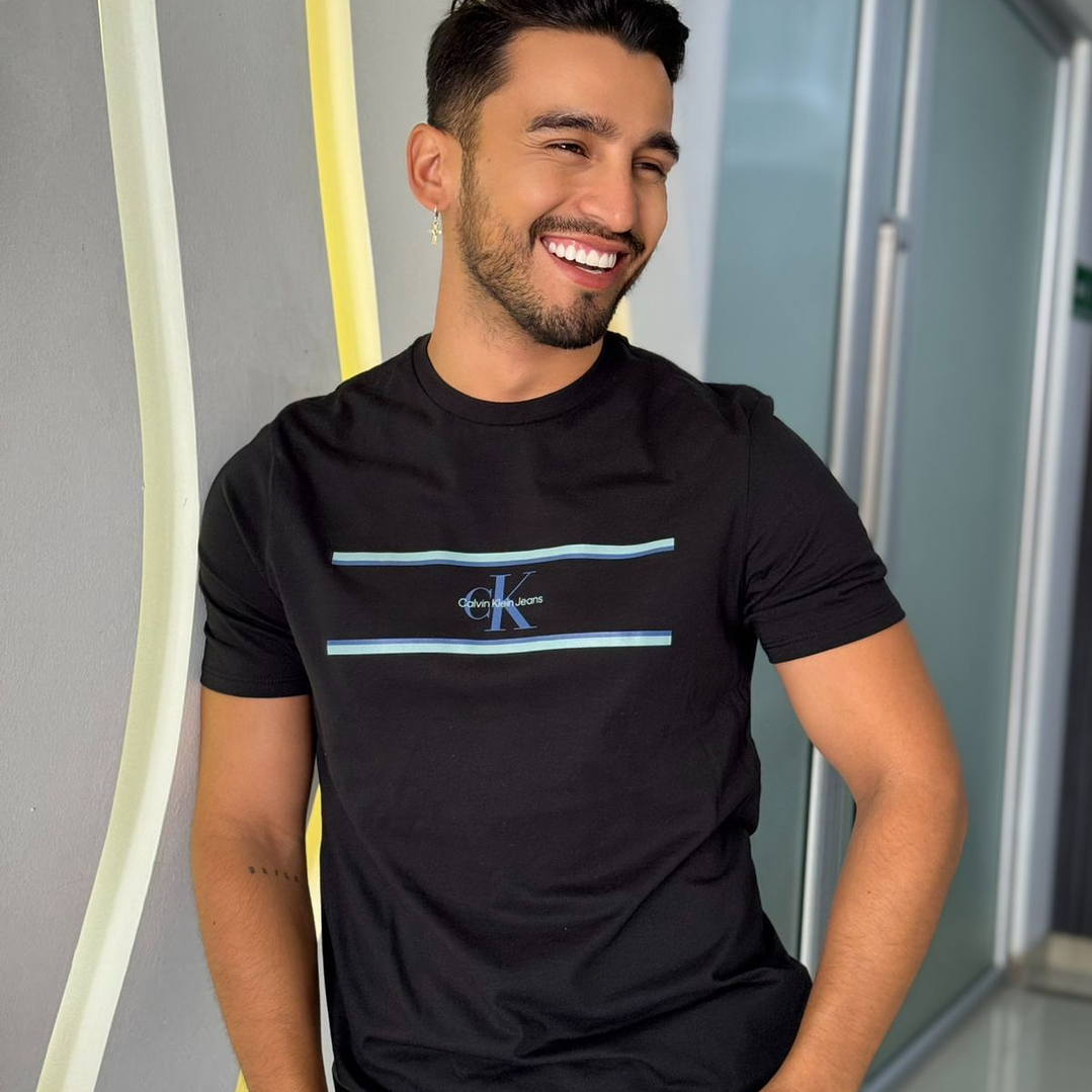 CAMISETA STRIPE GRAP NAVY 1