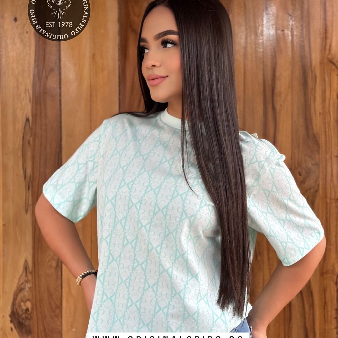 CAMISETA AOP BOXY VERDE 1