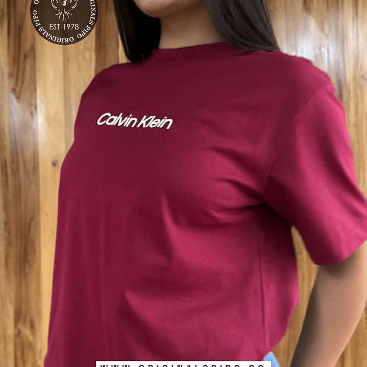 CAMISETA MONOGRAM VINOTINTO  1