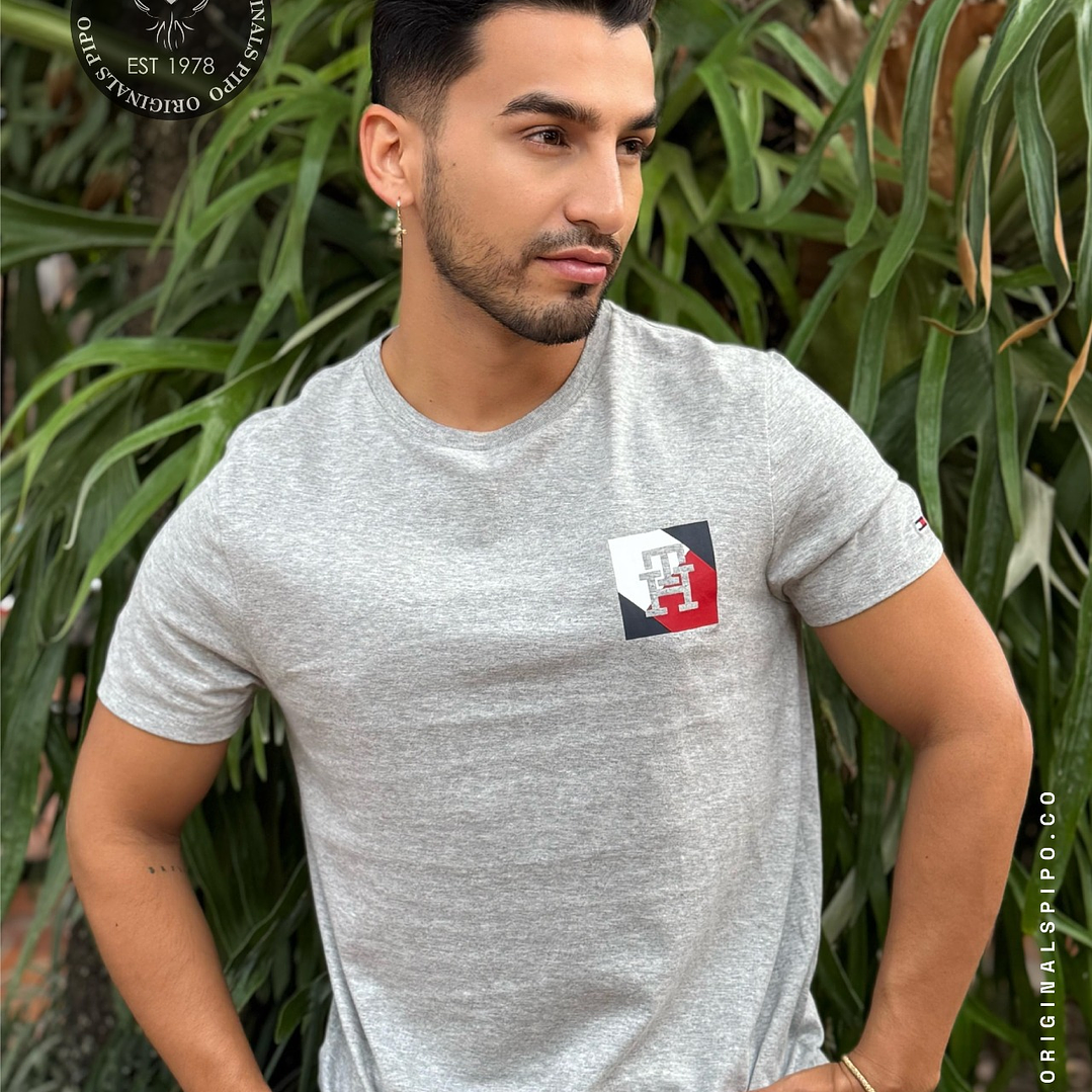 TH CAMISETA ESTAMPADO NEW YORK GRIS 1