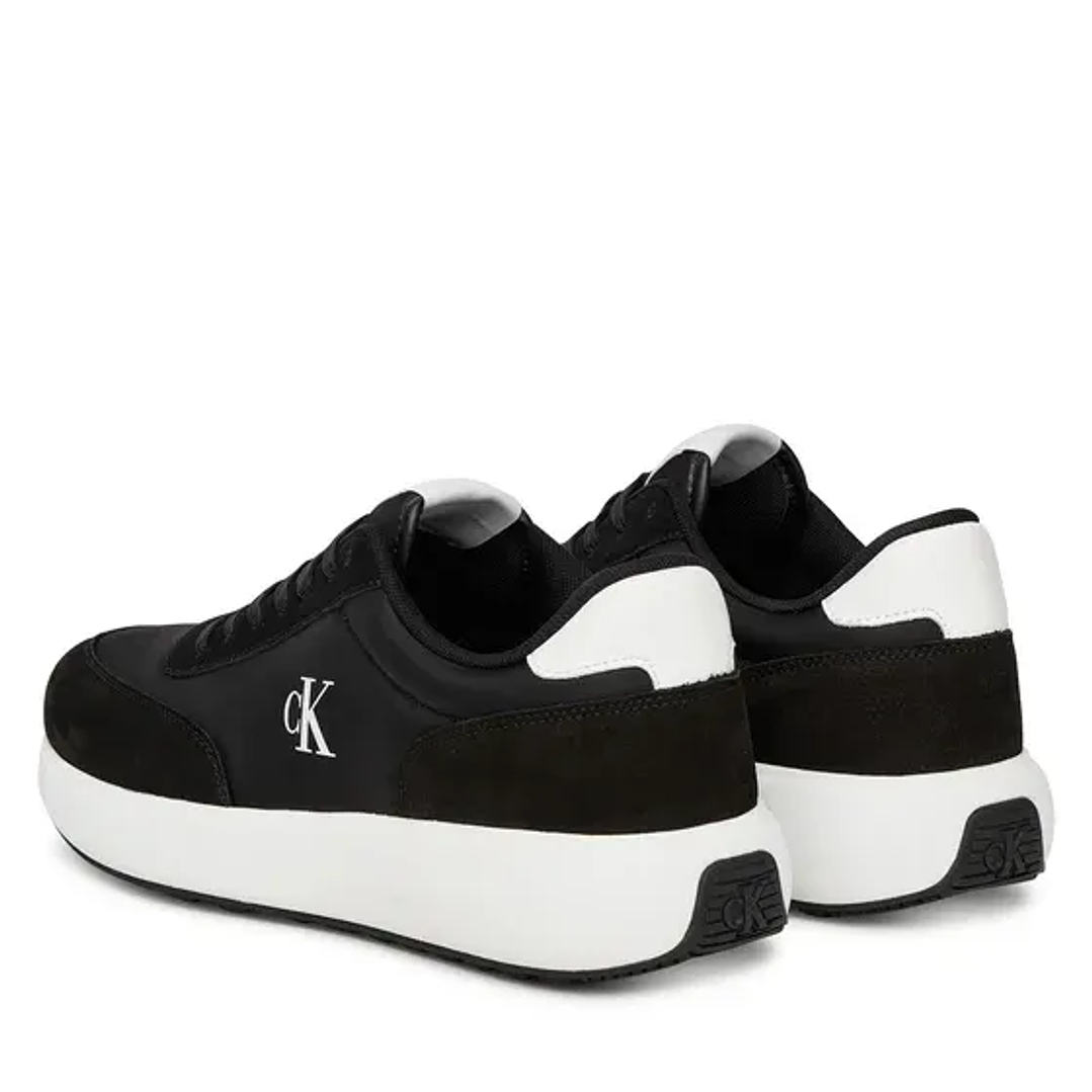 CK ATHLEISURE RUNNER LACEUP NY-SU BLACK-WHITE 3