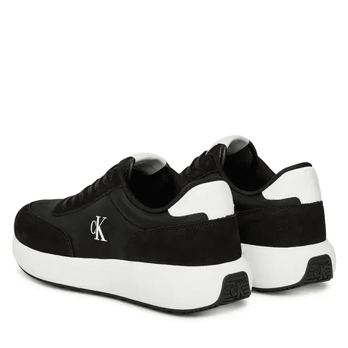 CK ATHLEISURE RUNNER LACEUP NY-SU BLACK-WHITE 3