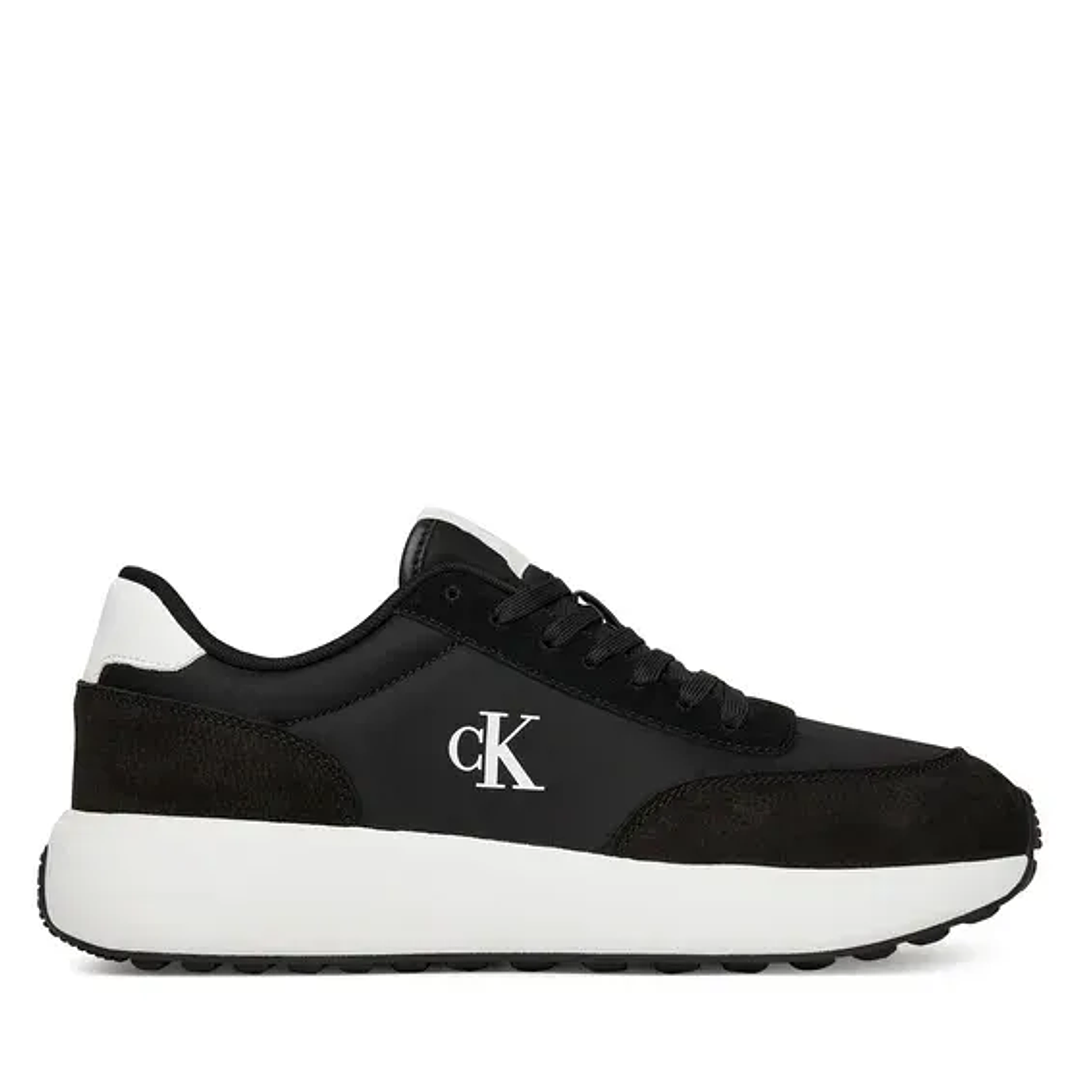 CK ATHLEISURE RUNNER LACEUP NY-SU BLACK-WHITE 2