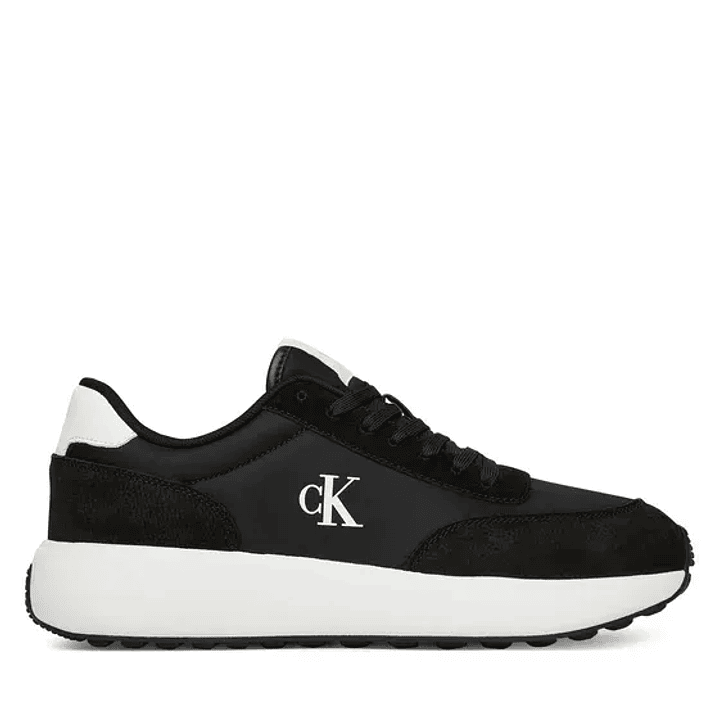 CK ATHLEISURE RUNNER LACEUP NY-SU BLACK-WHITE 2