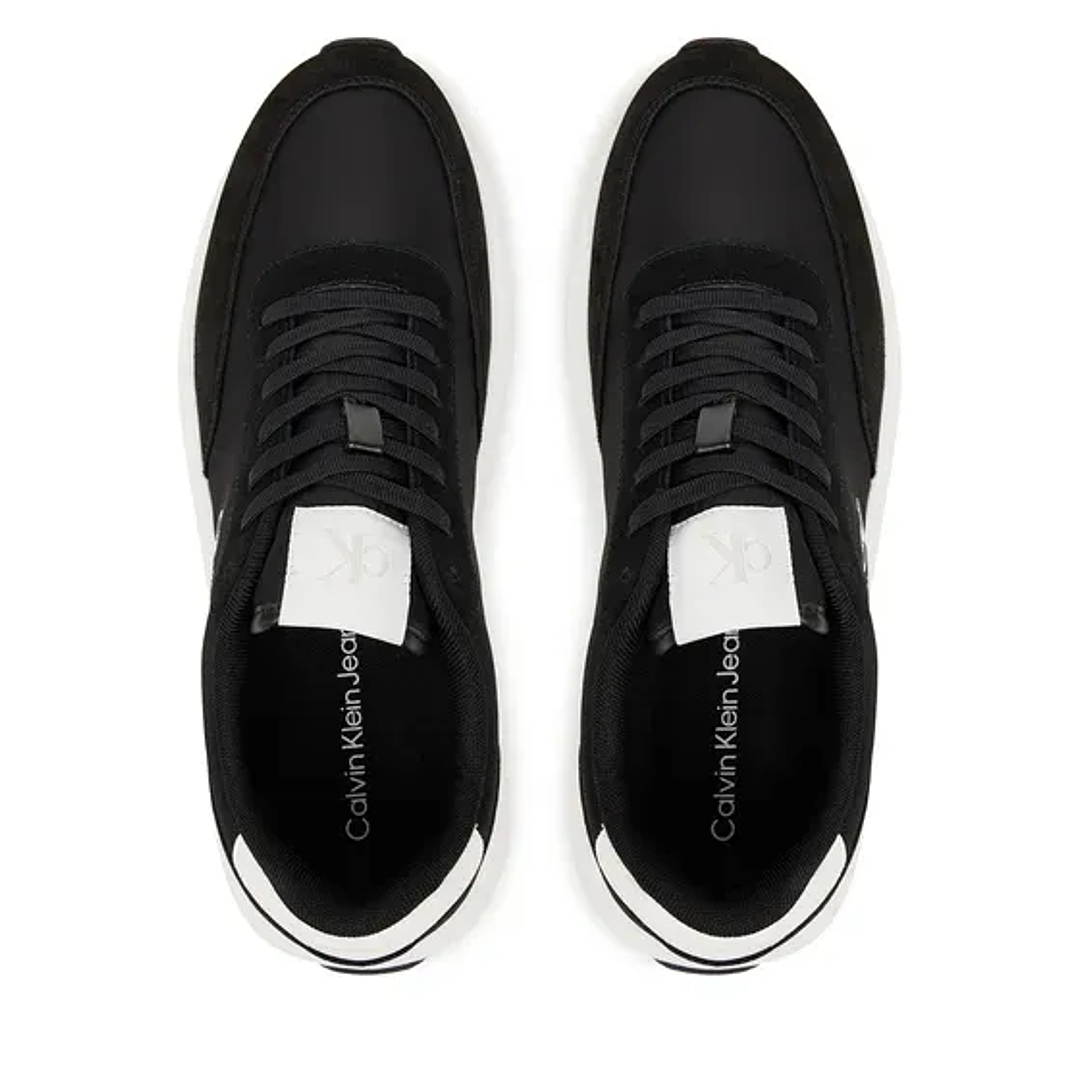 CK ATHLEISURE RUNNER LACEUP NY-SU BLACK-WHITE 5