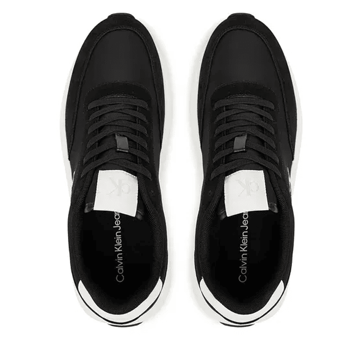 CK ATHLEISURE RUNNER LACEUP NY-SU BLACK-WHITE 5