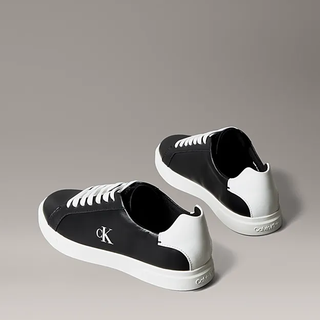 CK LOW PRO CUPS LTH MG BLACK-WHITE 4