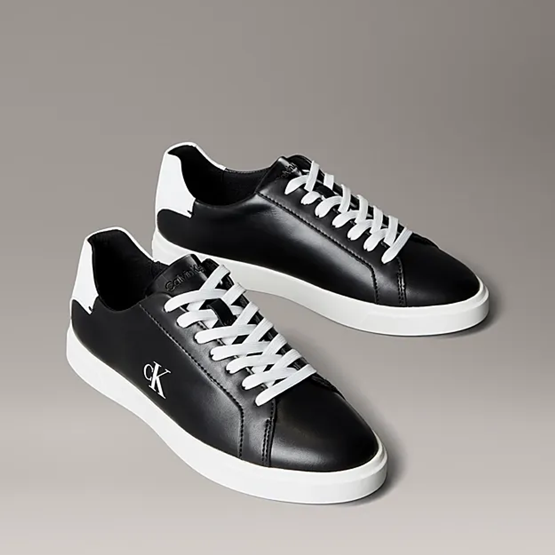 CK LOW PRO CUPS LTH MG BLACK-WHITE 1