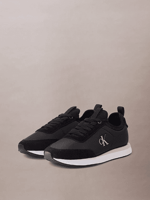 CK RETRO RUNNER SOCK NYLON MG BLACK-PURPPLE