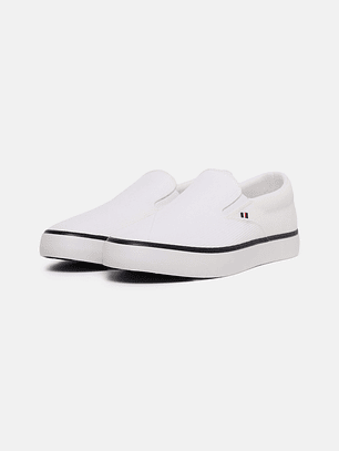 TH HI VULC CORE LOW II SLIPON WHITE
