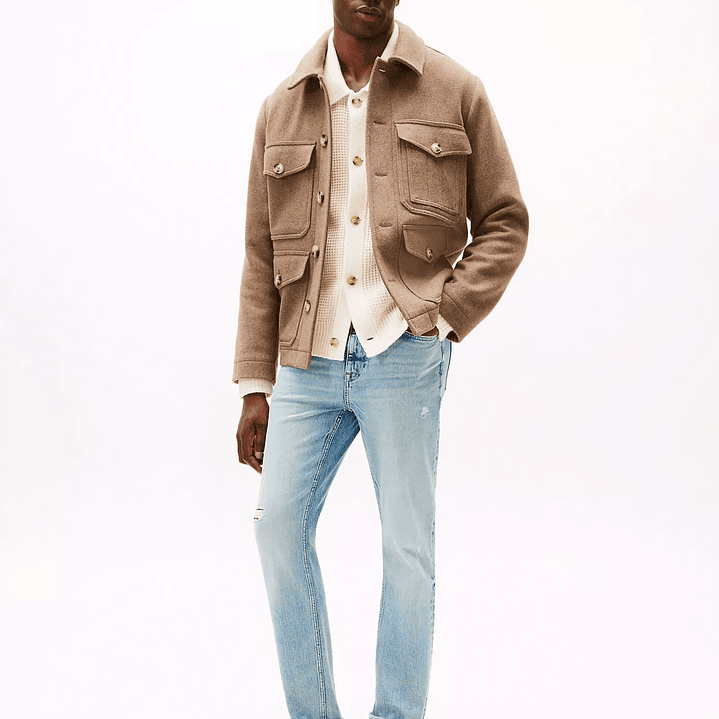 TH JEANS STR8 AUTH CFT MED W 1