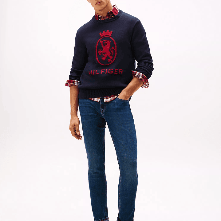 TH JEANS SLIM AUT SKINNY AZUL OSCURO 1