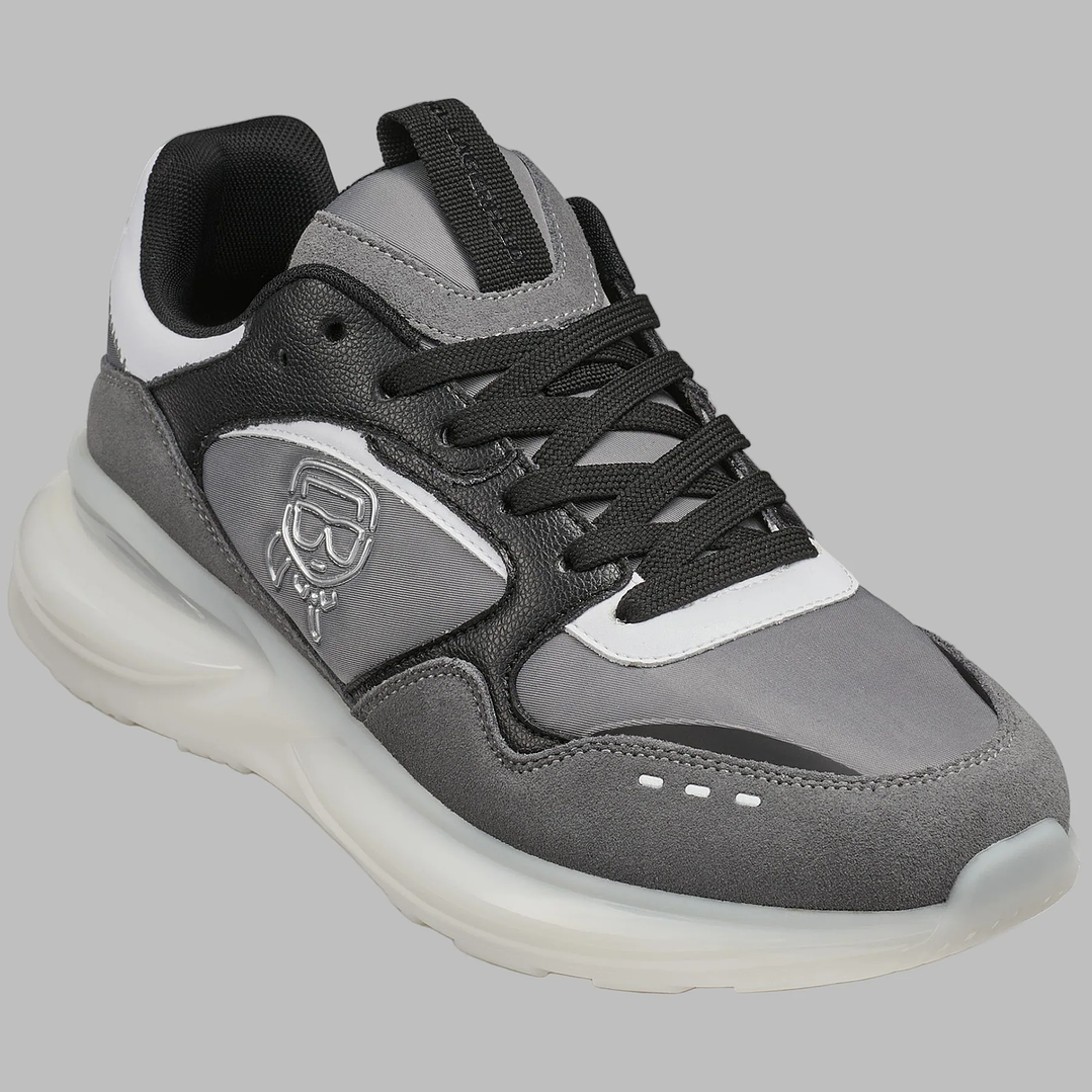 KARL MIXED MEDIA RUNNER GREY 3