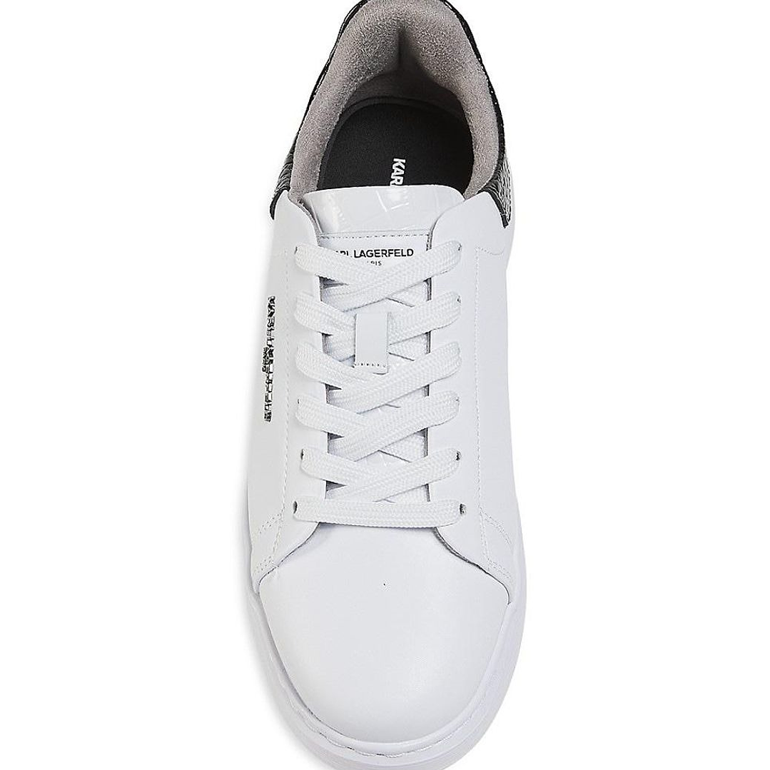 KARL LOGO LOW-TOP WHITE/BLACK 3