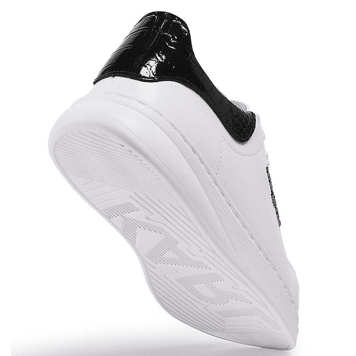 KARL LOGO LOW-TOP WHITE/BLACK 4