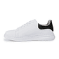 KARL LOGO LOW-TOP WHITE/BLACK - Miniatura 5