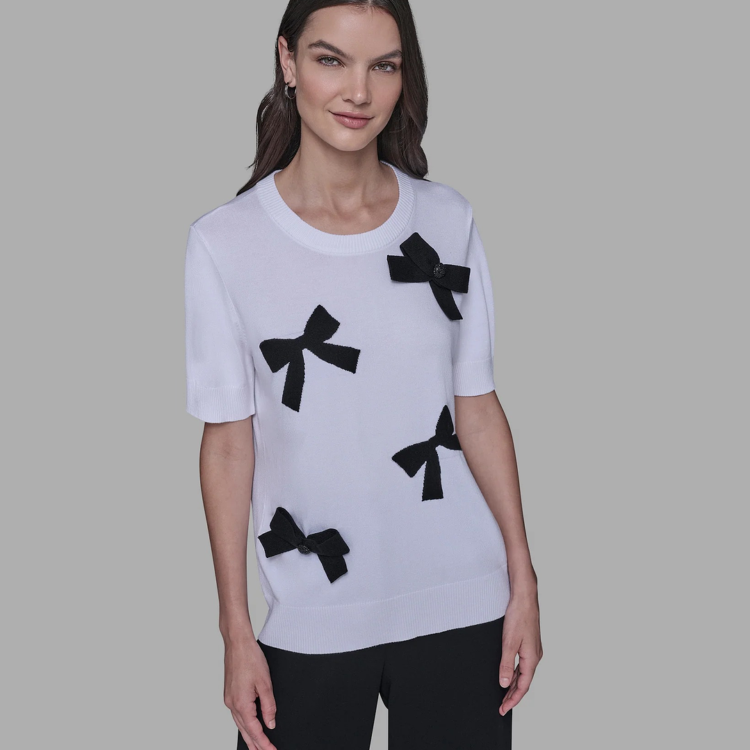 KARL CAMISETA 3D BOWS SWEATER 1