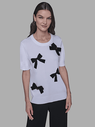 KARL CAMISETA 3D BOWS SWEATER