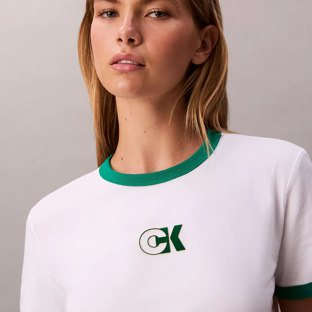 CK CAMISETA MONOGRAM RINGER  4