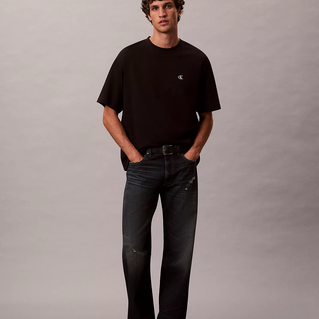 CK CAMISETA RELAXED BLACK 3