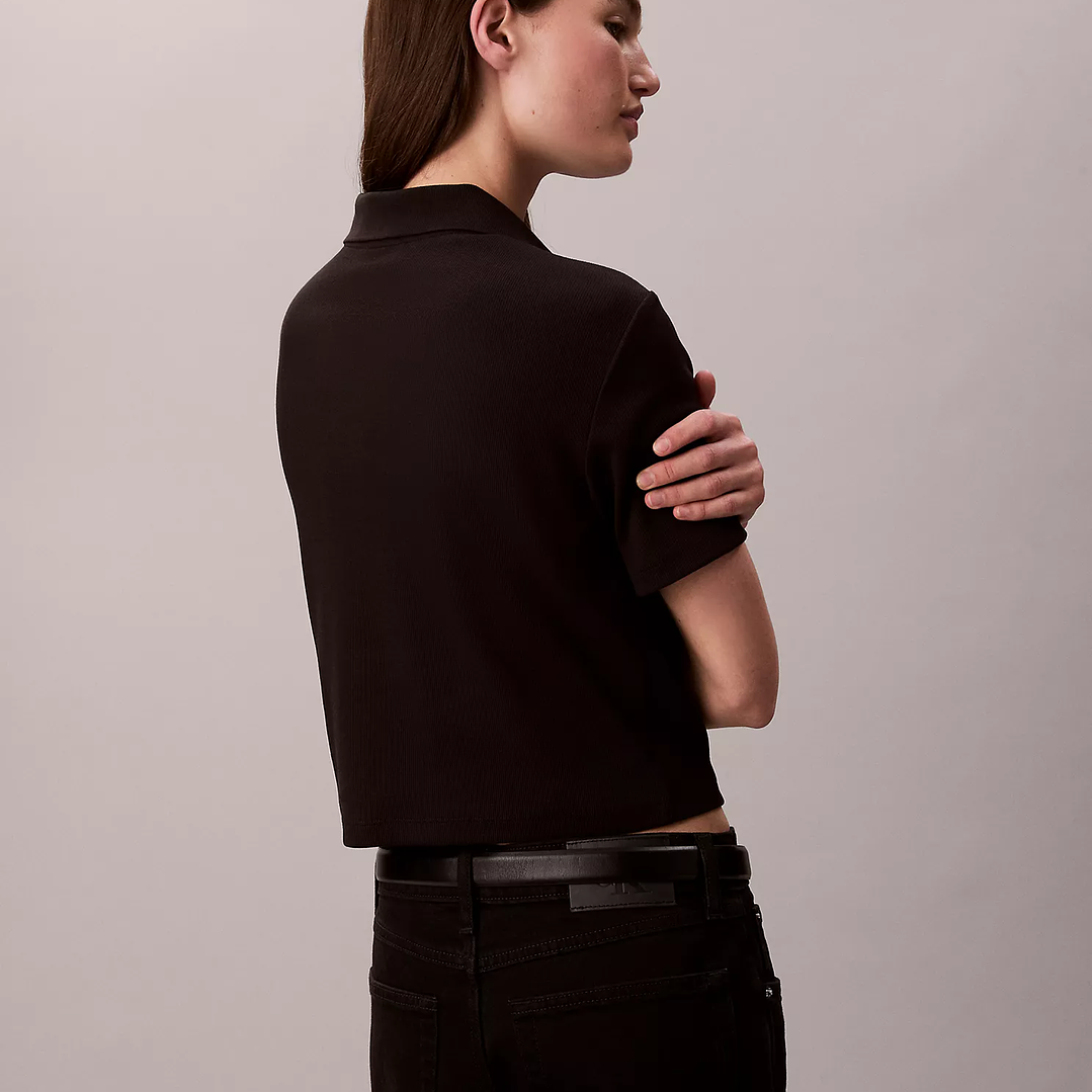 CK POLO RIB TEE BLACK 5