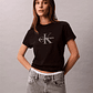 CK CAMISETA FLEECE CROPPED  - Miniatura 4