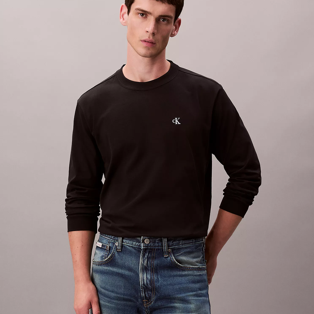 CK SACO MONOGRAM BLACK 1