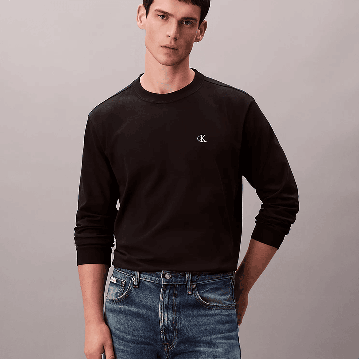 CK SACO MONOGRAM BLACK 1