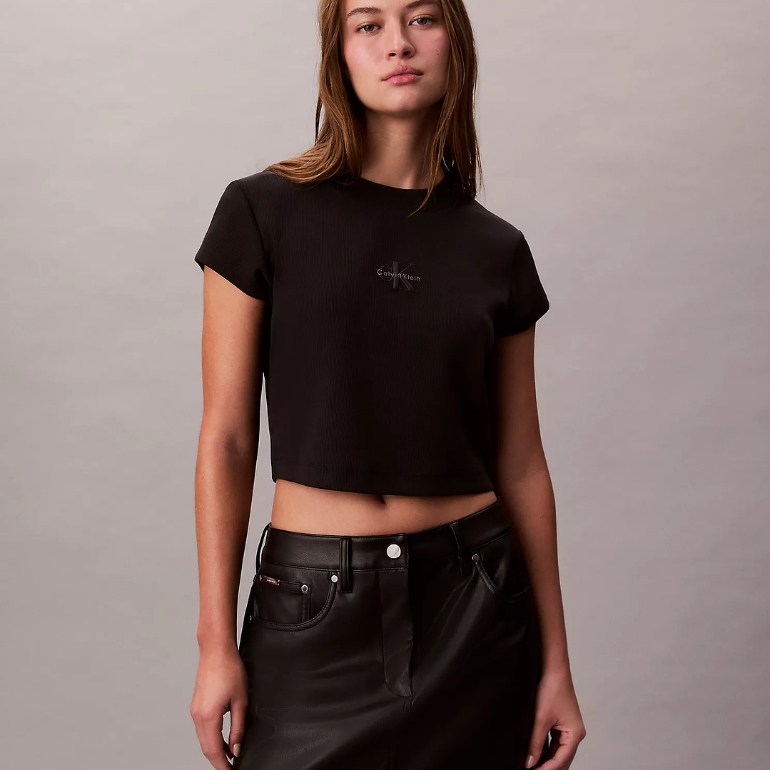 CK CAMISETA BABY TEE BLACK 1