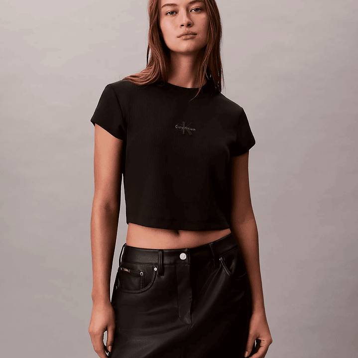 CK CAMISETA BABY TEE BLACK 1