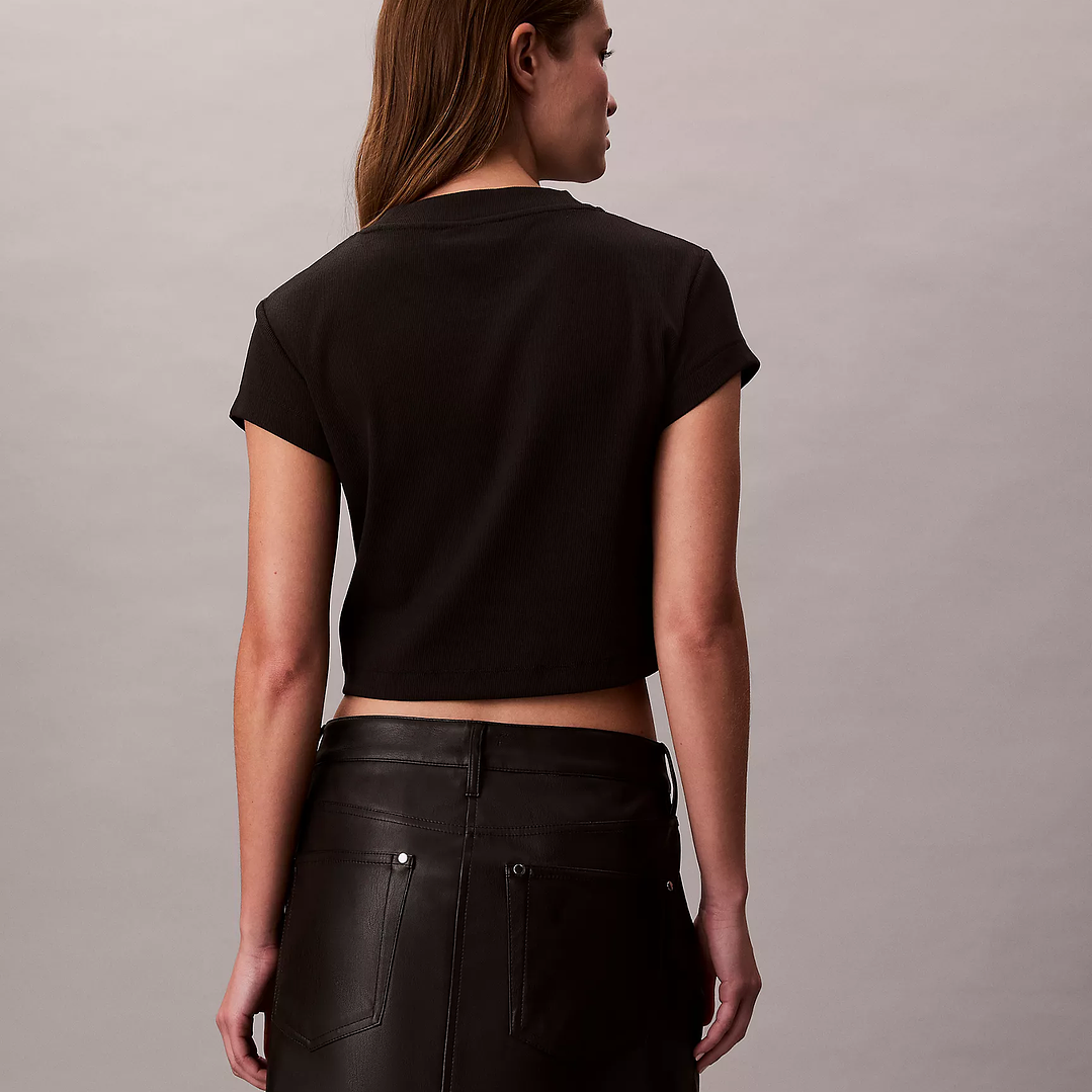 CK CAMISETA BABY TEE BLACK 6