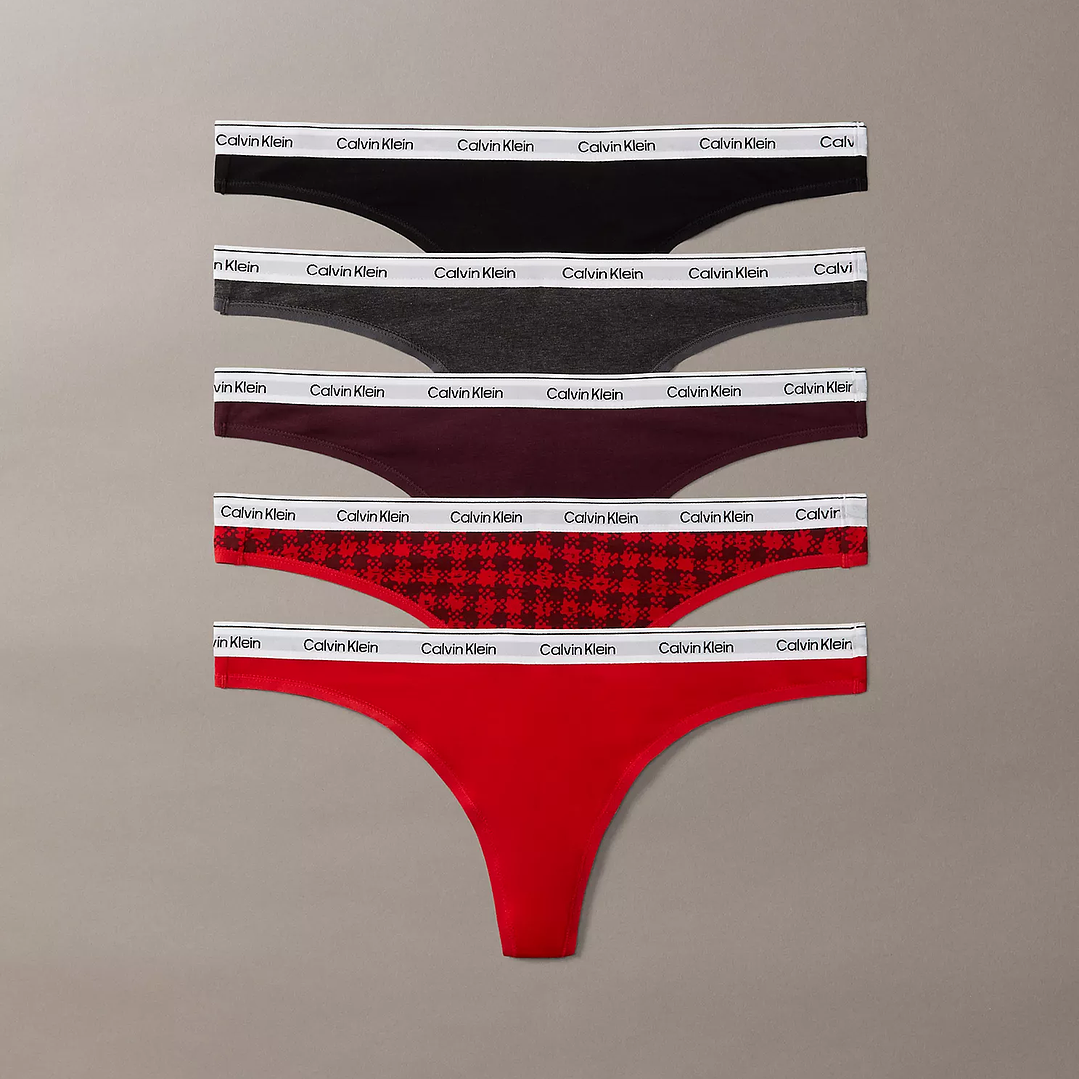 CK PANTIES X5 MODERN LOGO 1