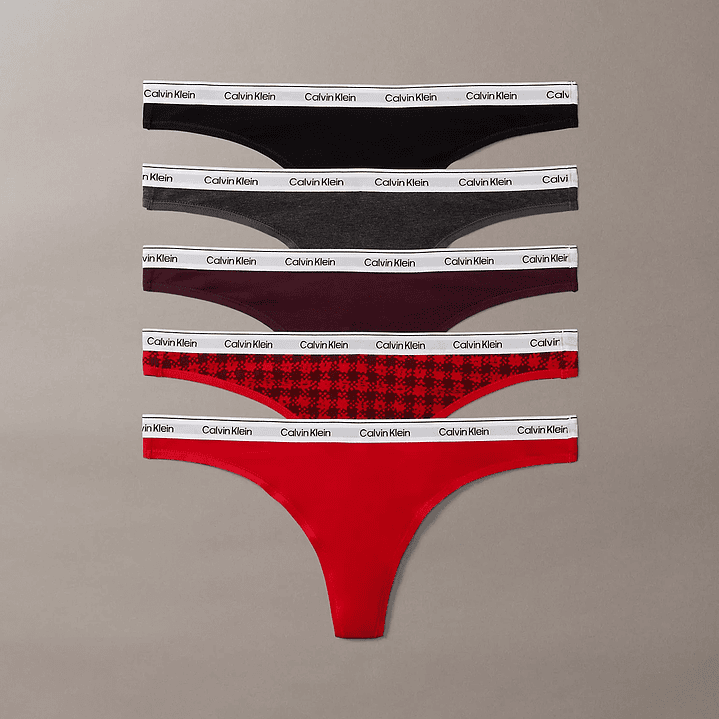 CK PANTIES X5 MODERN LOGO 1