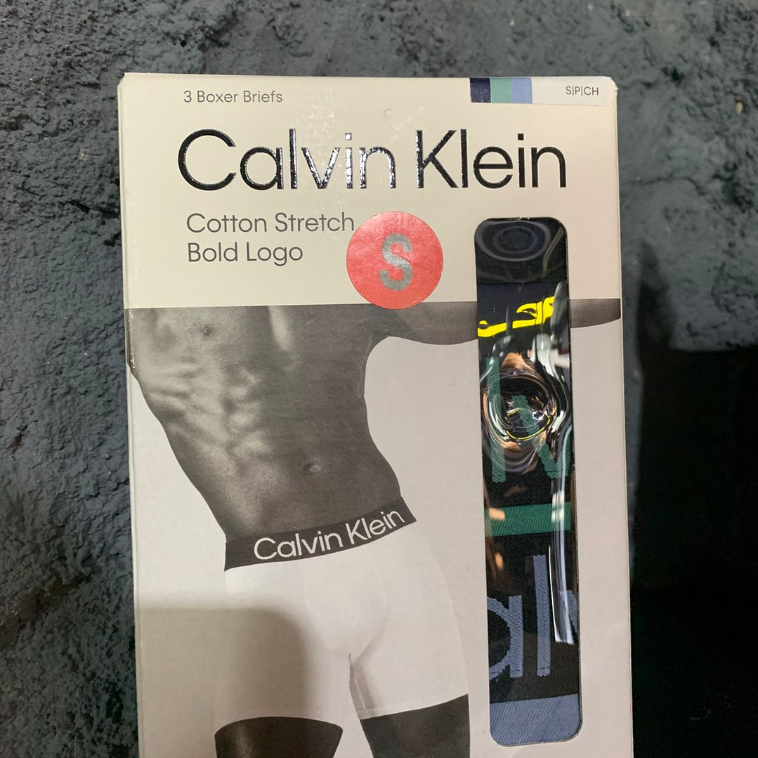 PACK BOXER X3 CK BRIEF AZUL-VERDE-AZO 1