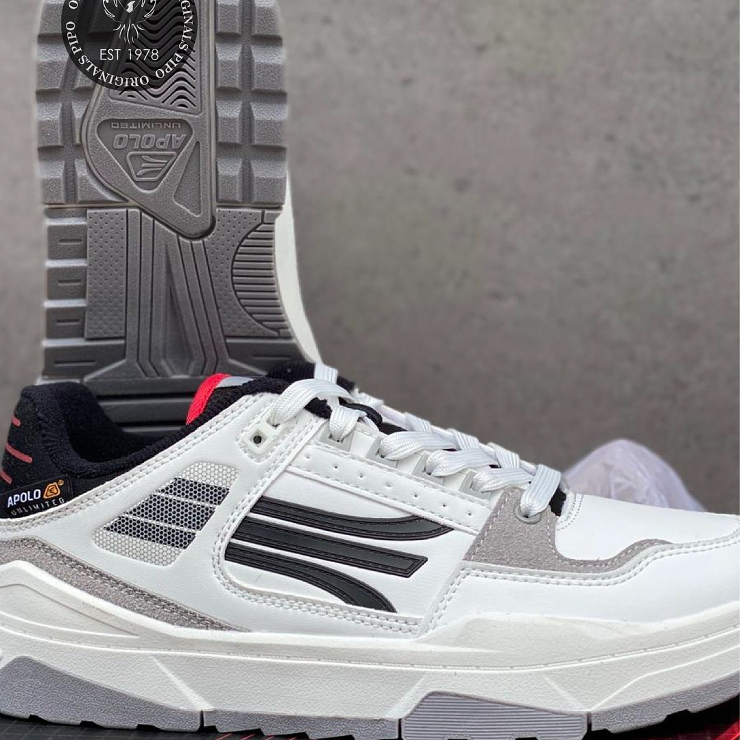 APOLO SKATE WHITE/RED 24-92-02 3