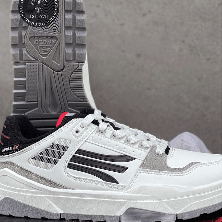 APOLO SKATE WHITE/RED 24-92-02 3