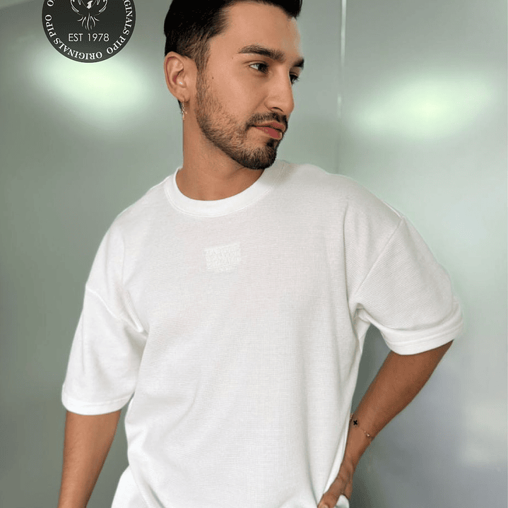 CAMISETA LE MONARQUÉ VORTICE CREMA 1