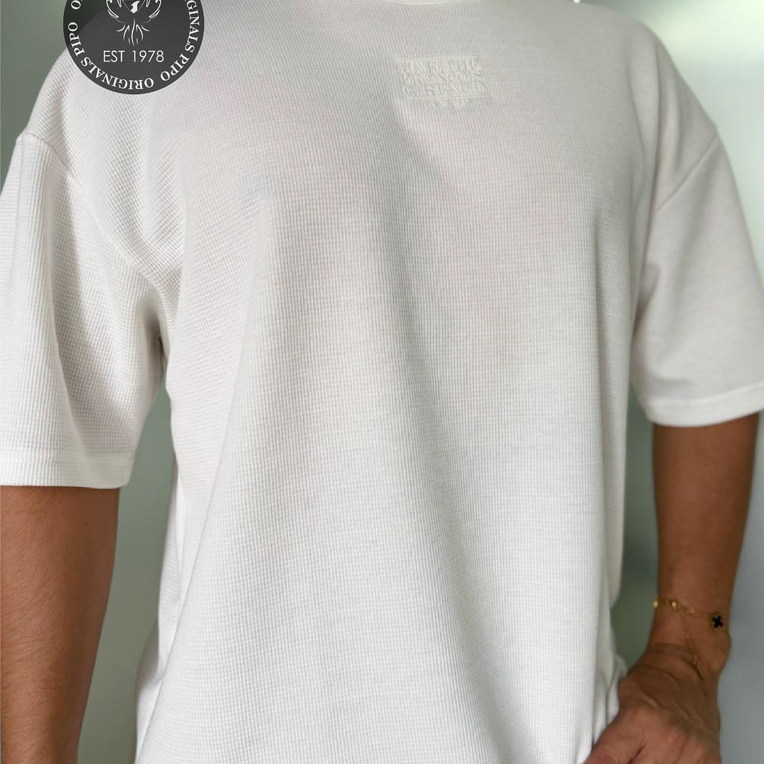 CAMISETA LE MONARQUÉ VORTICE CREMA 3