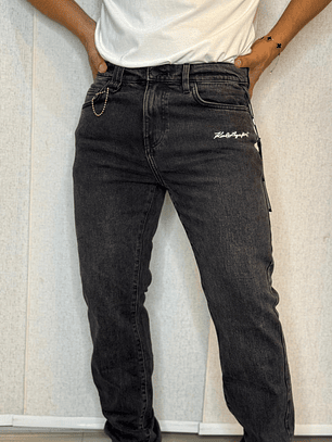 JEANS POCKET DENIM BLACK