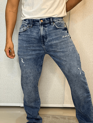 JEANS POCKET DENIM BLUE