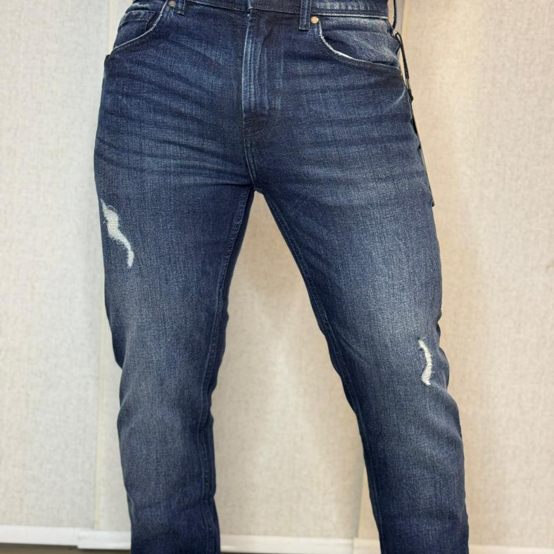 JEAN KARL SIDE ZIP 5 POCKET DENIM 1