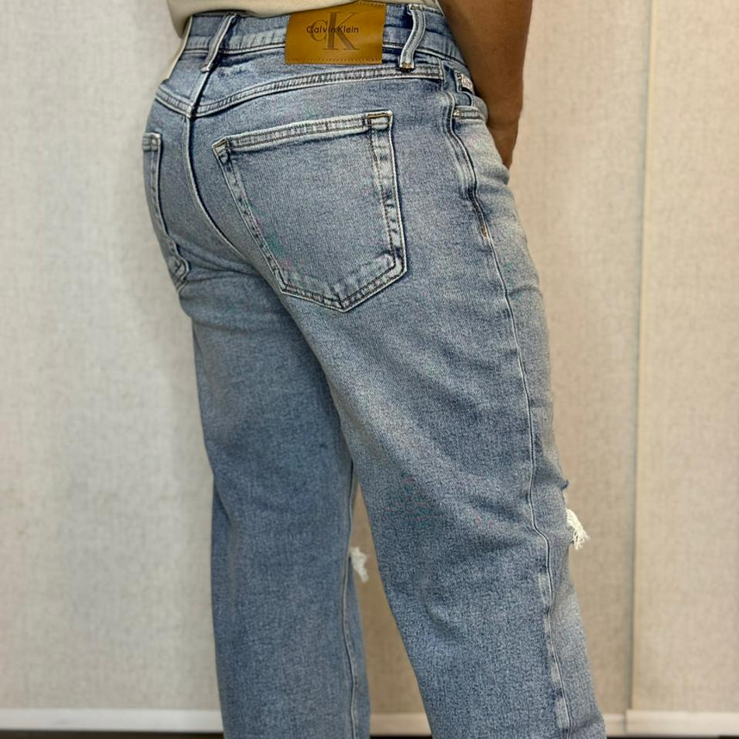 JEANS CK 90S STRAIGTH SIGNATURE  5