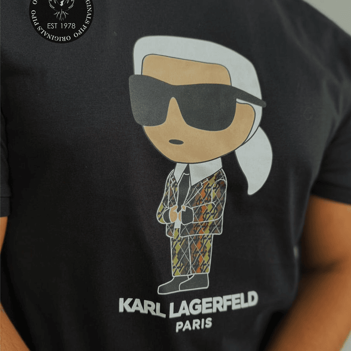 KARL CAMISETA CAMO BLACK 2