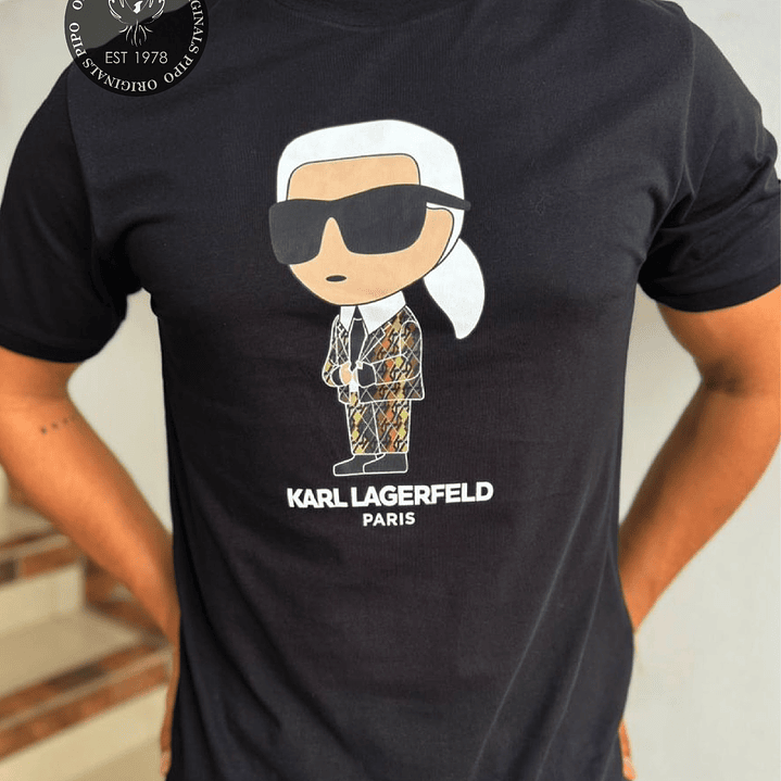 KARL CAMISETA CAMO BLACK 3