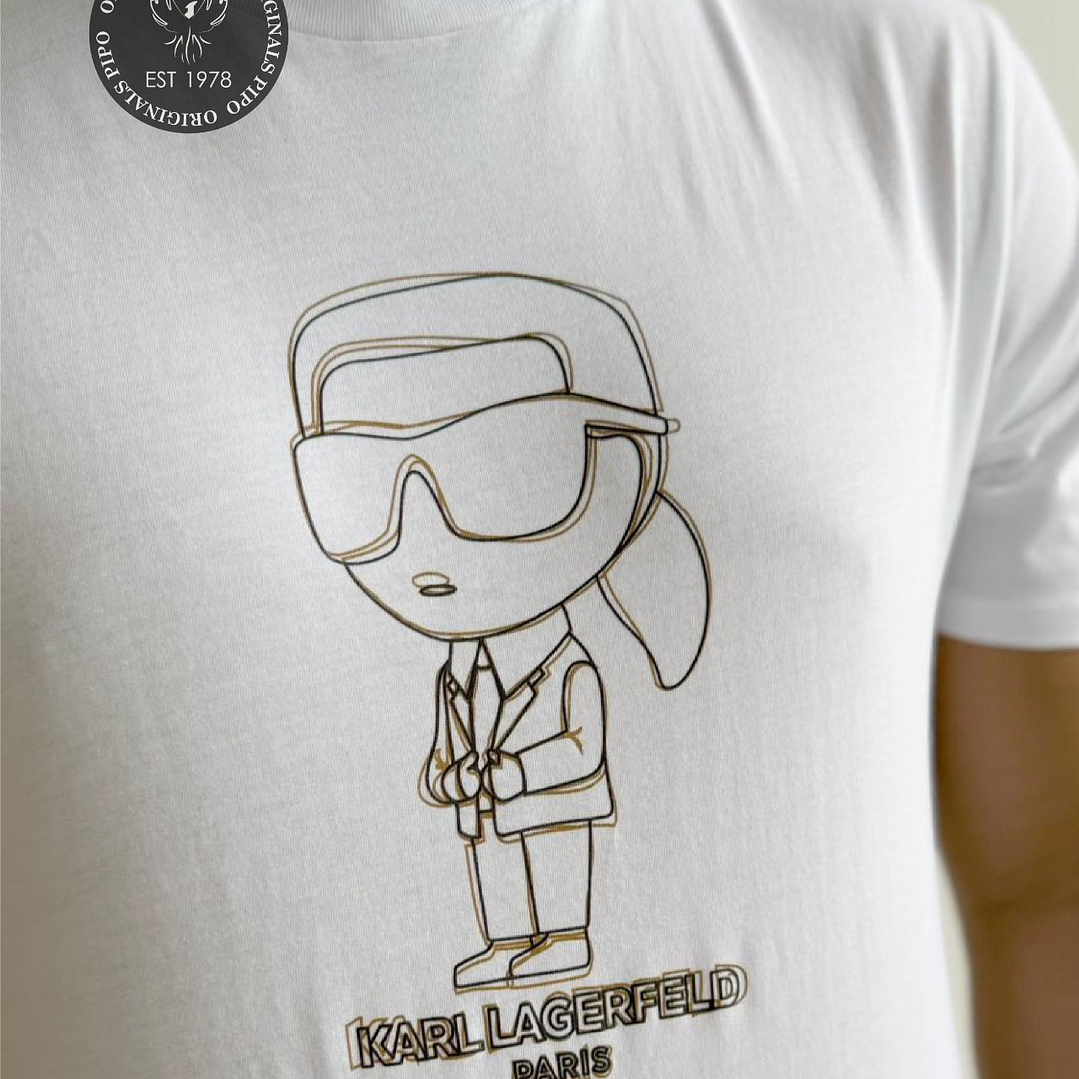 CAMISETA KARL DOLL OUTLINE TEE 2