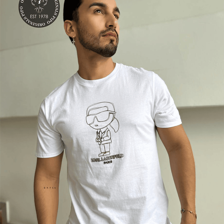 CAMISETA KARL DOLL OUTLINE TEE 1